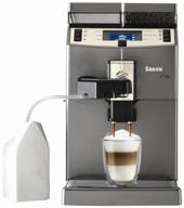 saeco lirika one touch cappuccino coffee machine, silver logo