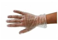 disposable gloves, vinyl, 100 pcs, s, transparent logo