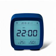 alarm clock qingping cleargrass bluetooth thermometer alarm clock cgd1 blue logo