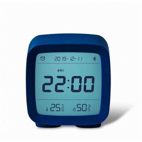 img 4 attached to Alarm Clock Qingping ClearGrass Bluetooth Thermometer Alarm clock CGD1 Blue