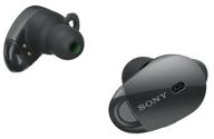 wireless headphones sony wf-1000x, black логотип
