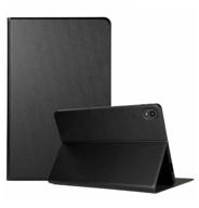 чехол для планшета lenovo tab p11 / p11 plus 11" (2021) tb-j606f/tb-j616f, кожаный, трансформируется в подставку (черный) логотип