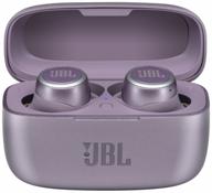 wireless headphones jbl live 300 tws, purple logo