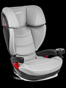 img 4 attached to 🚗 JUNION Croco Car Seat: Group 2/3 (15-36 kg), Isofix, Grey - Top Choice for Safety and Style