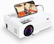 1080p full hd mini projector remote control projector home theater compatible hdmi vga usb tf av logo
