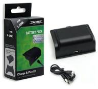 dobe battery for xbox one controller (tyx-561) black 2 logo
