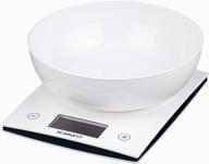 👩 white scarlett sc-ks57b10 kitchen scales logo