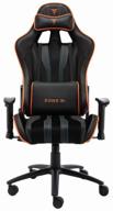 computer chair zone 51 gravity gaming, upholstery: artificial leather/textile, color: black/orange logo