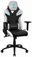 gaming chair thunderx3 tc5, upholstery: faux leather, color: arctic white логотип