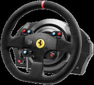 enhance your gaming experience with thrustmaster t300 ferrari integral racing wheel alcantara edition black логотип
