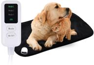 heated bed for cats and dogs ecosapiens mimi hot electric heating pad es-303, 80x50 cm, black, auto-off up to 8 hours logo