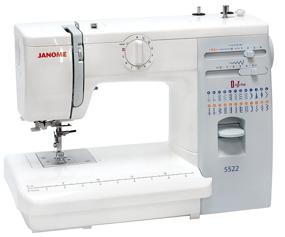 img 4 attached to Sewing machine Janome 423S / 5522, white-blue