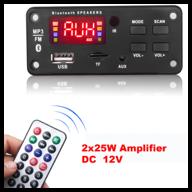 player with amplifier 2x25wt, mp3 decoder, bluetooth board 5.0 logo