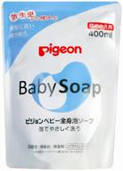 pigeon soap-foam, 0 months, spare unit, 400 ml logo