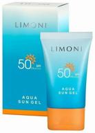 sunscreen gel for face and body limoni sun care spf 50, 50 ml logo