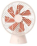 xiaomi sothing silent rainforest mini fan portable fan, beige logo
