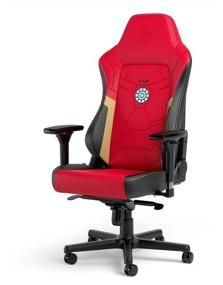 img 4 attached to Computer chair Noblechairs Hero gaming, upholstery: imitation leather, color: iron man