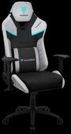 🎮 thunderx3 tc5 max gaming chair - faux leather upholstery, arctic white color логотип