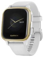 🌟 garmin venu sq nfc smart watch: stylish golden/white design logo