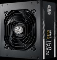 power supply cooler master mwe gold 750 v2 750w (mpe-7501-acaag) black box logo