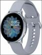samsung galaxy watch active2 40 mm wi-fi nfc smart watch, arctic/grey logo