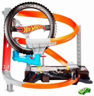 track hot wheels city hyper-boost tire shop gjl16 logo