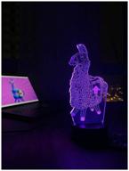 3d night light fortnite fortnite llama night light for boys girls logo