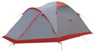 tent extreme four-seater tramp mountain 4 v2, gray logo
