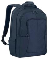 backpack rivacase 8460 dark blue logo