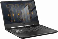 15.6" ноутбук asus tuf gaming f15 fx506he-hn011 1920x1080, intel core i5 11400h 2.7 ghz, озу 8 гб, ddr4, ssd 512 гб, nvidia geforce rtx 3050 ti, без ос, 90nr0704-m00ad0, серый логотип