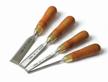 set of 4 chisels narex wood line plus in a cardboard box logo