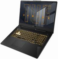 17.3" asus tuf gaming laptop f17 fx706heb-hx103w 1920x1080, intel core i5 11400h 2.7 ghz, ram 8 gb, ssd 512 gb, nvidia geforce rtx 3050 ti, windows 11, nr71080 gray, nr m08003g logo