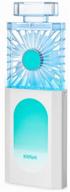 kitfort kt-406-2 white turquoise wireless mini fan логотип