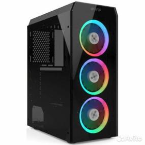 img 3 attached to 💡 HIPER HG-C106RGB: Enhance Your Computer Experience with Sleek RGB Computer Case