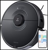 robot vacuum cleaner roborock s7 ru, black logo