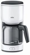 ☕ braun kf 3100 white drip coffee maker: effortless brewing at home логотип