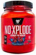 pre-workout complex bsn n.o.-xplode blackberry 1110 g can logo