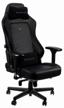 computer chair noblechairs hero gaming, upholstery: imitation leather, color: black/blue logo