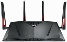 img 4 attached to Wi-Fi router ASUS RT-AC88U, black/red
