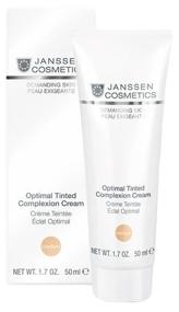 img 4 attached to Janssen Cosmetics Demanding Skin Optimal Tinted Complexion Cream Medium Face Cream SPF 10, 50 ml