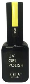 img 3 attached to Olystyle UV Gel Polish, 10 ml, 068 yellow pastel