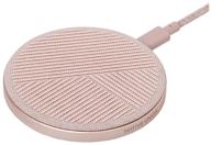 🌹 native union drop wireless charger – 10w qi power, rose: effortless wireless charging логотип