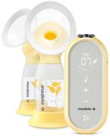 электрический молокоотсос medela freestyle flex, желтый логотип