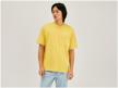 united colors of benetton t-shirt, size el, yellow logo