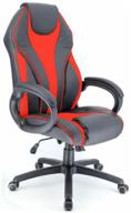 computer chair everprof wing tm gaming, upholstery: imitation leather, color: red logo