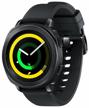 samsung gear sport wi-fi nfc smartwatch, black logo