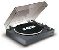 jam audio spun out black vinyl player (hx-tt400-bk) grey logo
