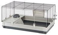 cage for rodents, rabbits ferplast krolik large 100x60x50 cm 100 cm 60 cm 50 cm gray logo