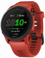 smart watch garmin forerunner 745 nfc, magma red logo
