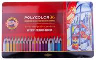 koh-i-noor colored pencils polycolor, 36 colors, 3825036002pl multicolored logo
